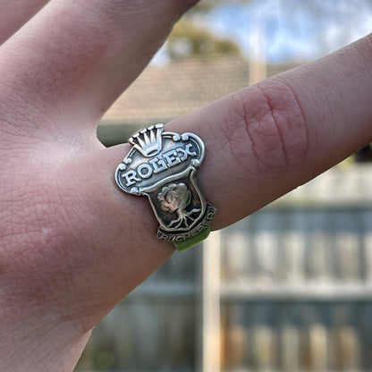 Small Rose Rolex Ring